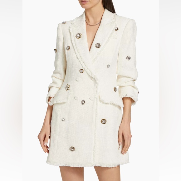 $695 Cinq à Sept Joel Embellished Blazer Dress - Picture 2 of 16
